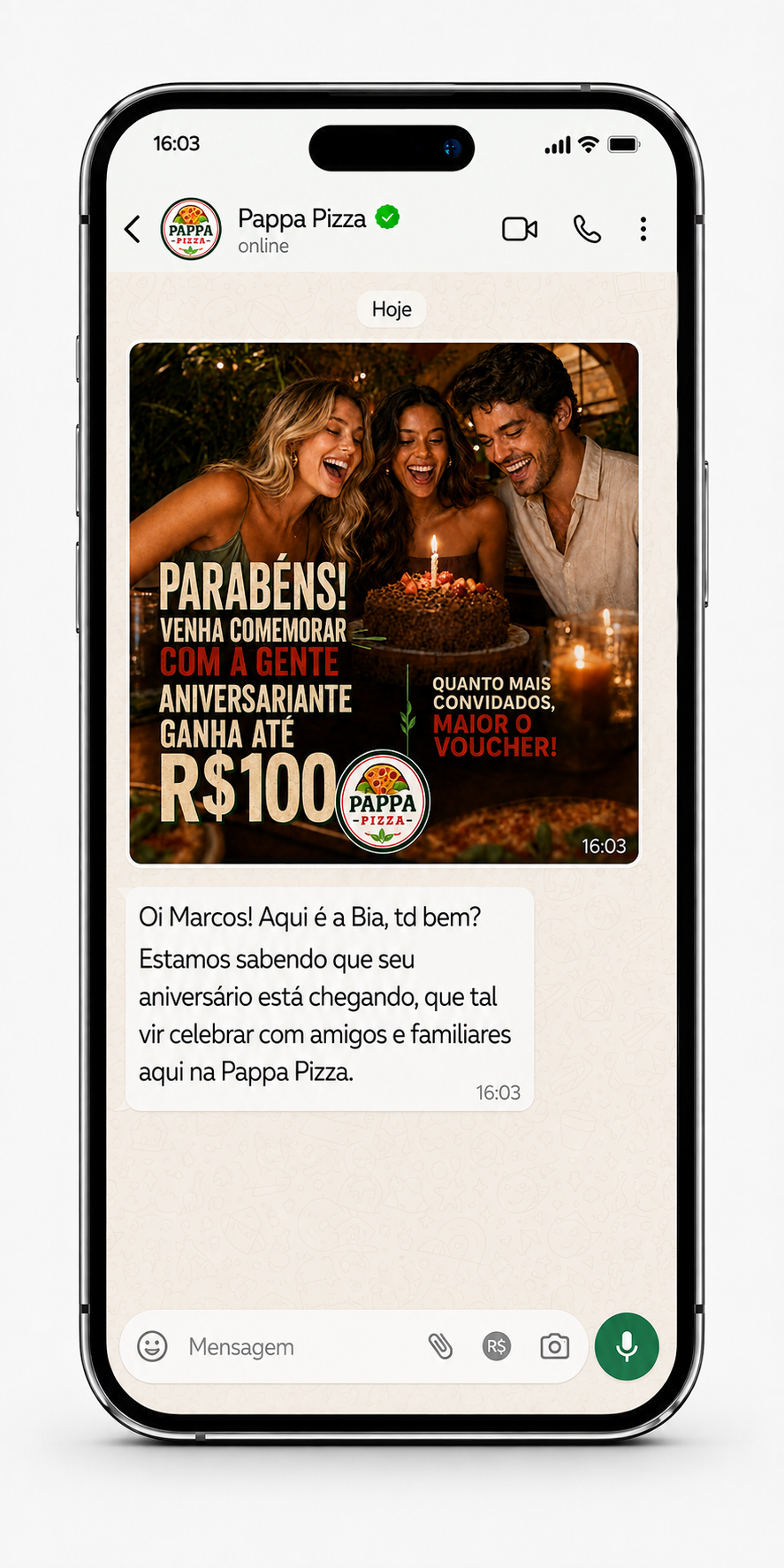 Mensagens de Aniversário