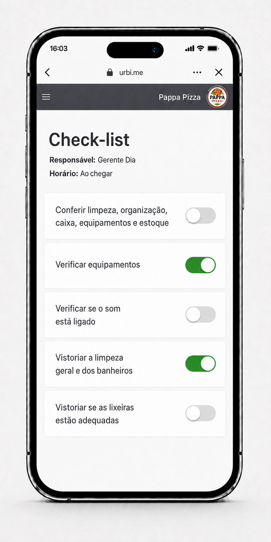 Checklist de Tarefas